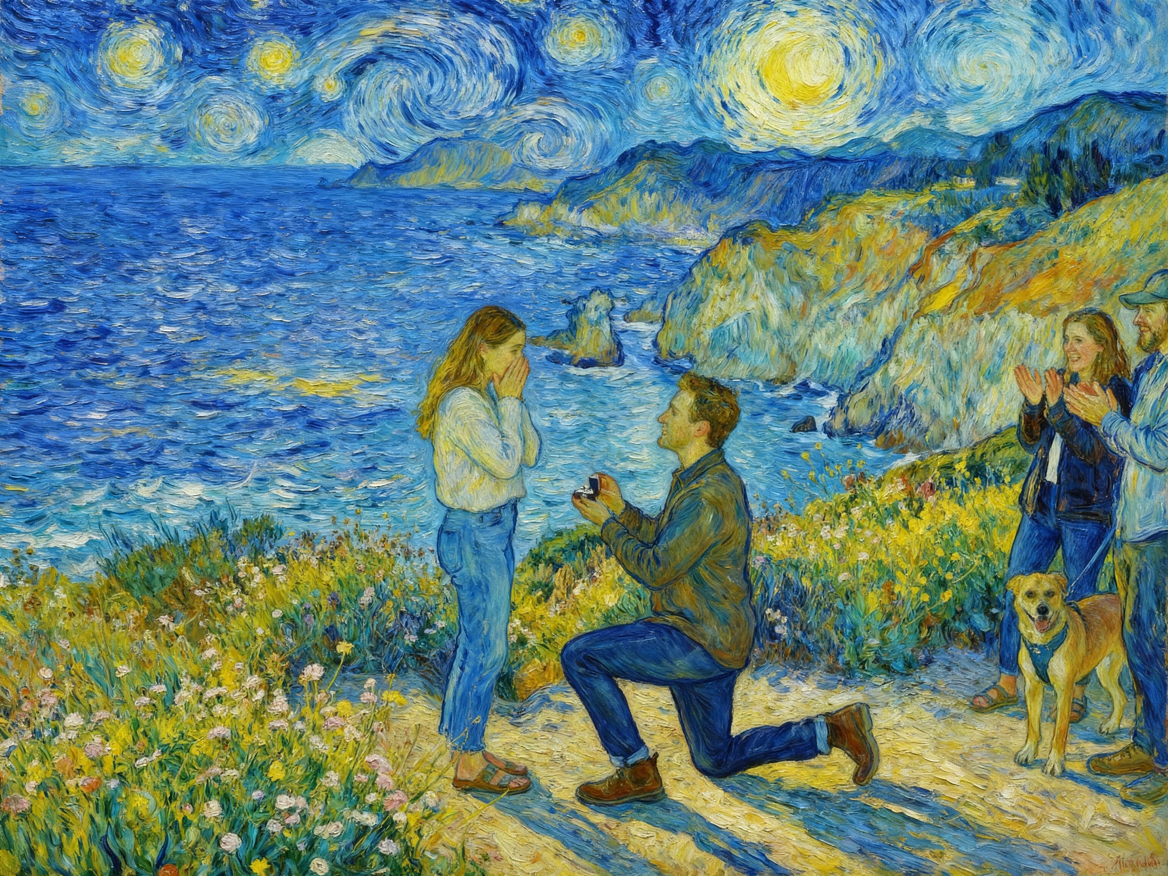 Transformed: Engagement photo puzzle - couple proposal moment custom jigsaw