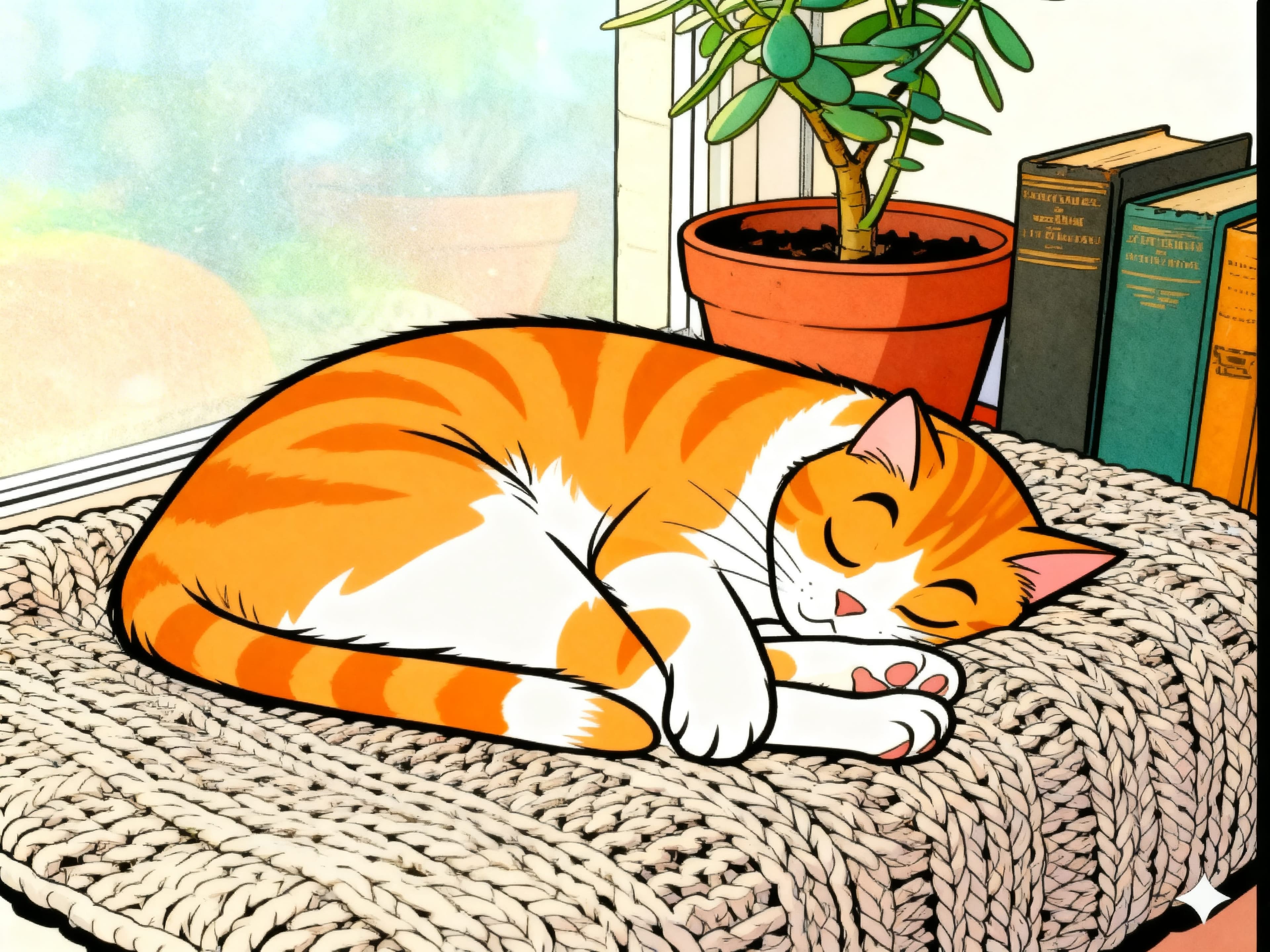 Transformed: Cat portrait puzzle - tabby cat photo transformed into custom jigsaw